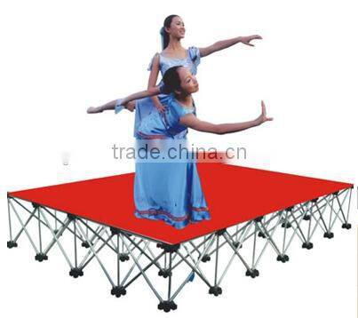 Collapsible stage/portable/movable/riser stage/indoor stage