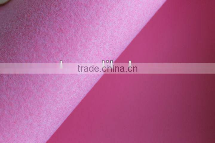 2014 embossed nubuck leather for shoes