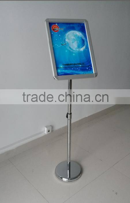 Hot! metal pole stand A4 stand for advertising Poster Stand metal menu stand