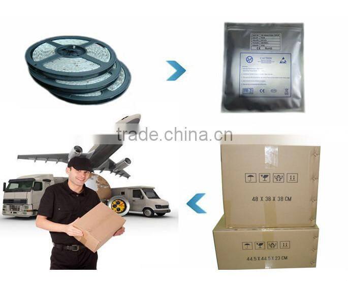 Low voltage 3014 high intensity IP65 waterproof flexible black pcb smd led strip