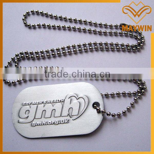 High quality metal engraved dog tag