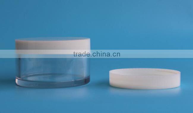 60ml/2 oz Transparent clear plastic pet Cream jar container