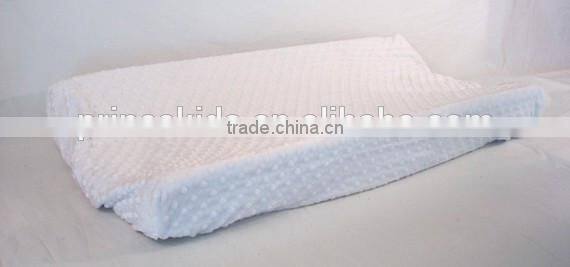 White Plush Dots Minky Changing Pad Covers