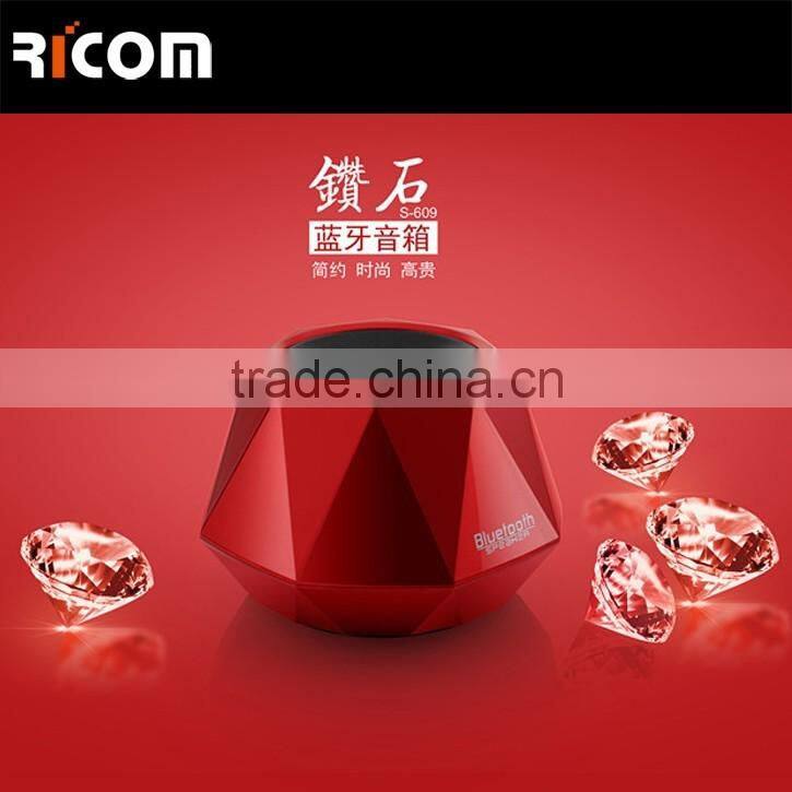 Ricom diamond shape bluetooth 3.0 version portable speaker--S609-Shenzhen Ricom