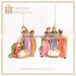 Shadow Box Christmas Nativity Holy Family Figurines