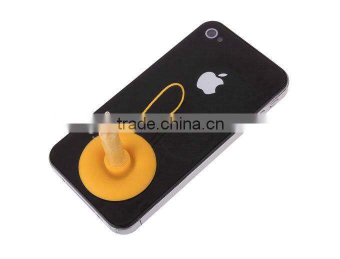 Creative shape phone stand/silicon shaped phone holder/smart cell phone standCJ021