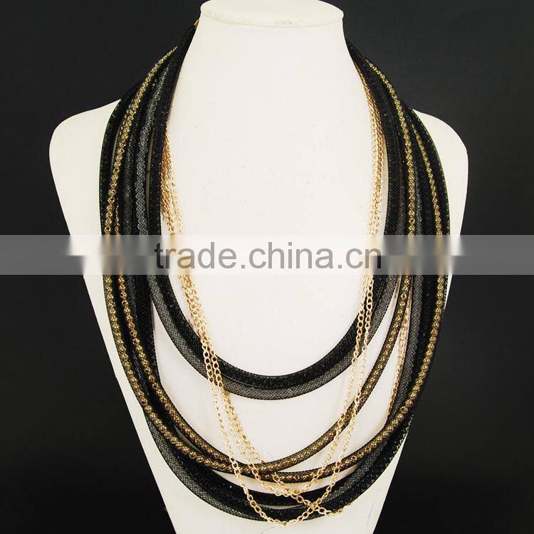 ss<<<Multilayer Long chain necklace jewelry New fashion women necklace lady Layered necklace/