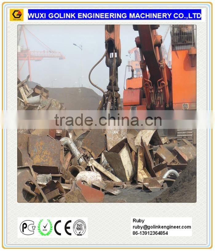 hydraulic orange peel grab for crane
