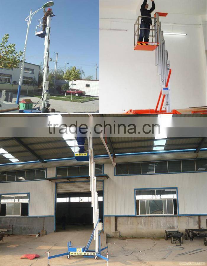 100kg aluminum hydraulic raising platform