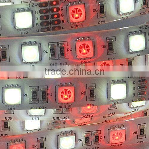 color changeable 60leds/m 72leds/m waterproof IP65 IP68 SMD 5050 flexible RGB led strip with white