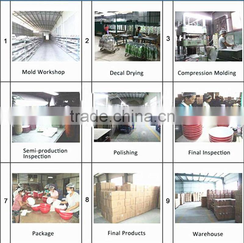 High quality melamine rectangular simple desert dishes