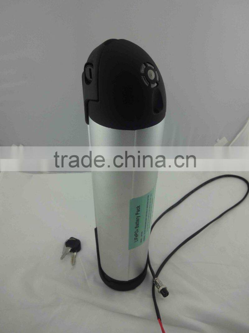 GEB 36v 10ah bottle style ebike battery with long distance and circle life