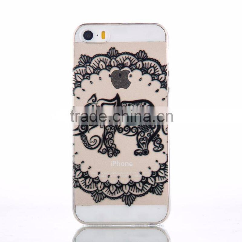 Super Soft TPU Black Printing Case For Iphone 6 For Samsang S7