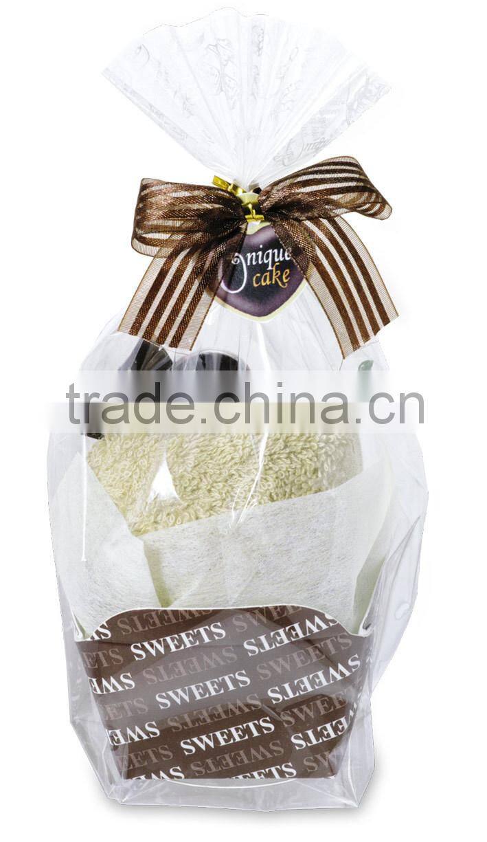 Chocolate Cherry Sponge Cake Towel