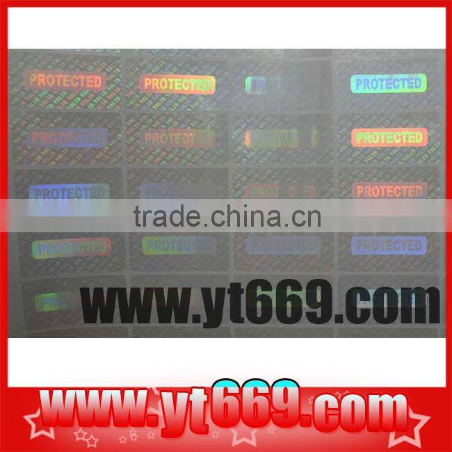 transparent id sticker