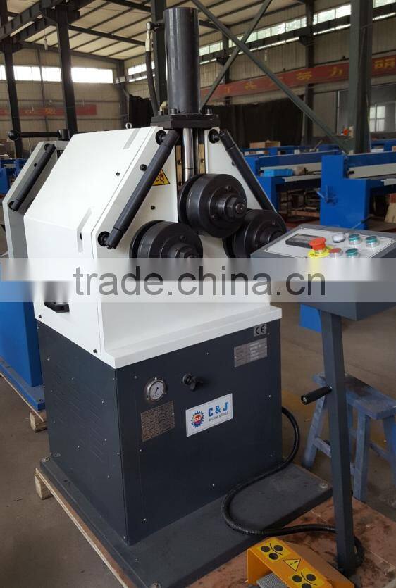 Profile tube 3 roller pipe bending machine/iron steel rolling machine made in china