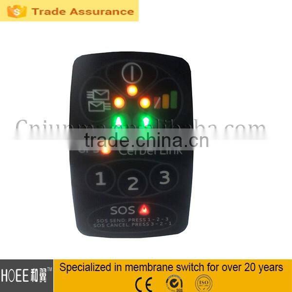 Custom electronic outdoor/indoor Membrane keyboard keypad LED with PCB board assembly