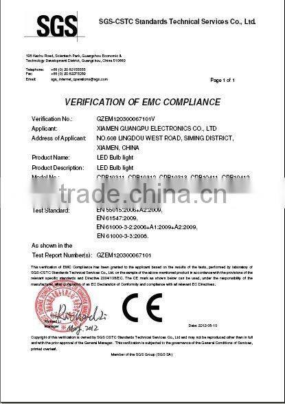 7W LED BULB lamp