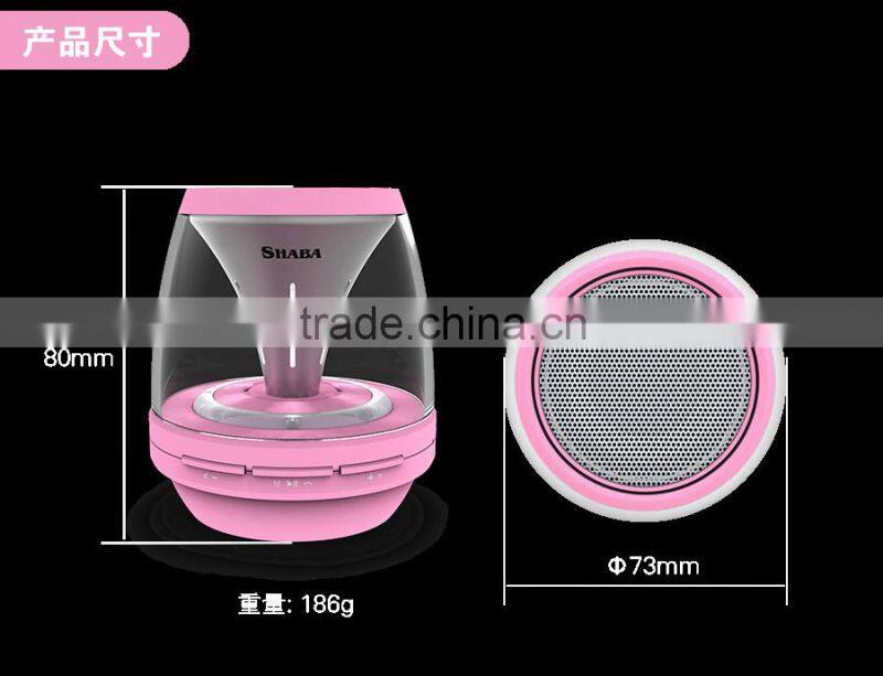 SHABA VS-18 Portable Mini Bluetooth Speaker with LED Flash Light and FM Radio