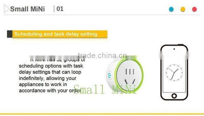 Smart remote control plug wifi socket k mini to smart switch wireless by using phone app