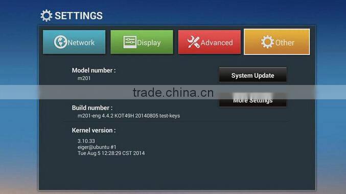 1080P Quad Core Amlogic S805 Android DVB-T2 TV BOX Smart Hybrid Set-top Box