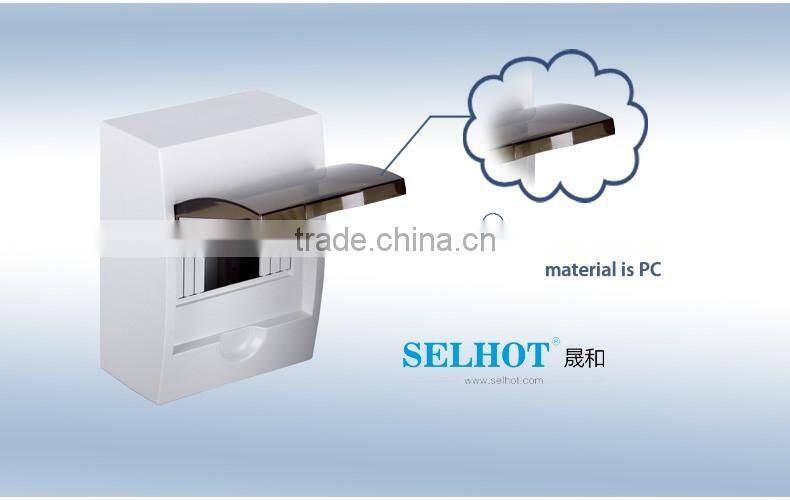 distribution panel mcb box TXM-6way plastic abs din rail enclosure box