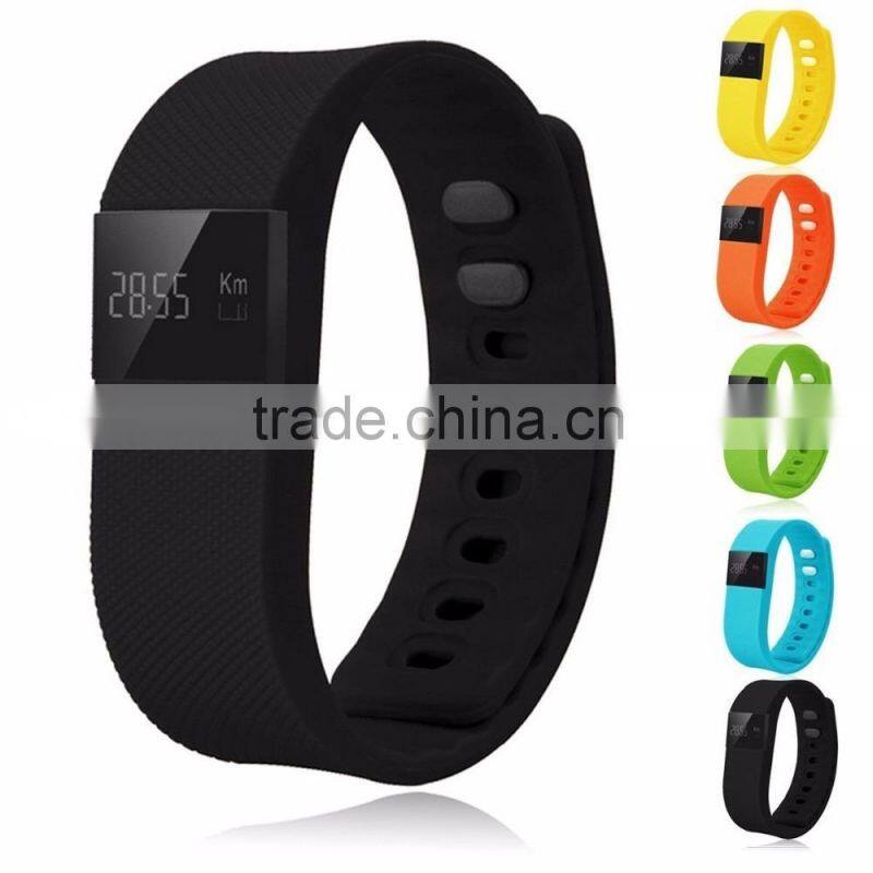 LCD pedometer calorie counter watch bracelet