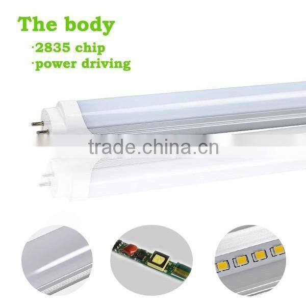 120LPW High Quality 10-36w 2ft 4ft 8ft Waterproof T8 Led Tube Lights