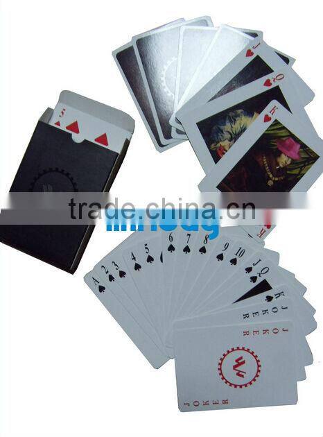 customized deisgn paper playing card