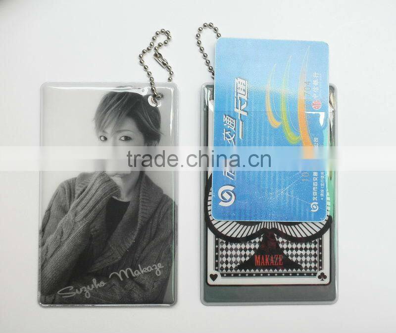 Guangzhou factory octopus card pvc holder , clear pvc id card holders