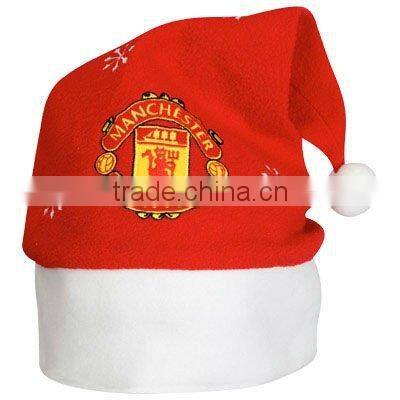 red funny bubble christmas hats