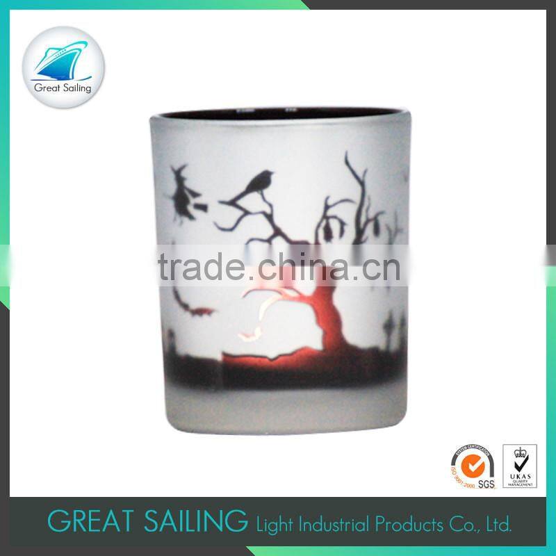 modern home decor glass candle containers