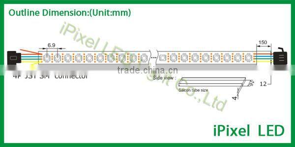 apa102 Addressable smd5050 rgb intelligent led strip light