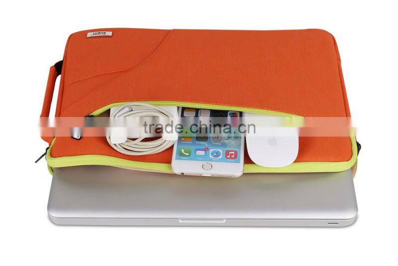 BUBM 2016 Newly design waterproof custom nylon laptop sleeve with pocket