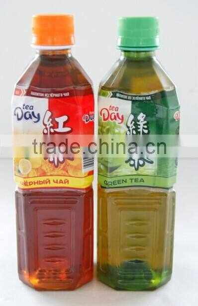 Bottle Green Tea Drink In 500ML Square Bottles