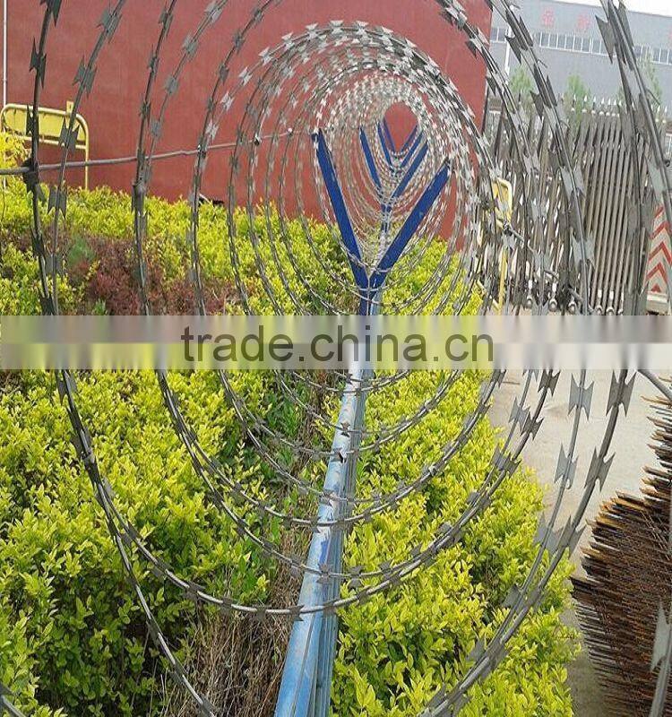 PVC coated razor barbed wire factory