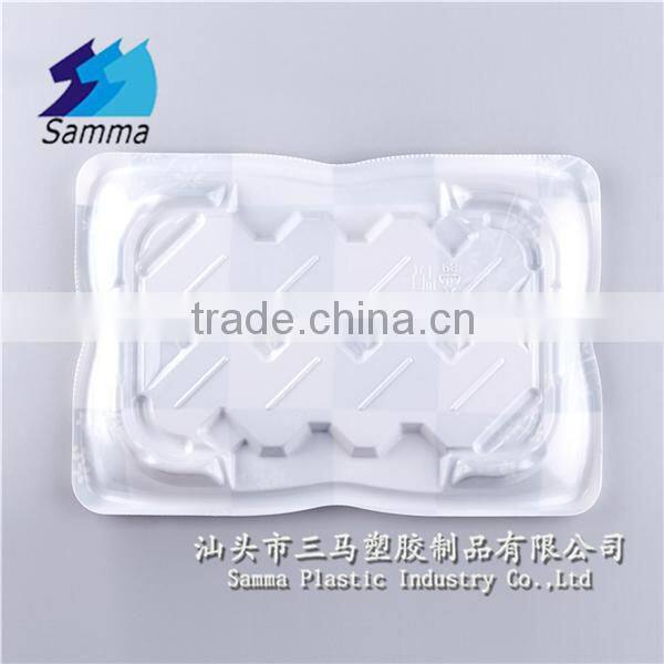 KW-0007FG-GN BOPS Sushi tray with transparent lid