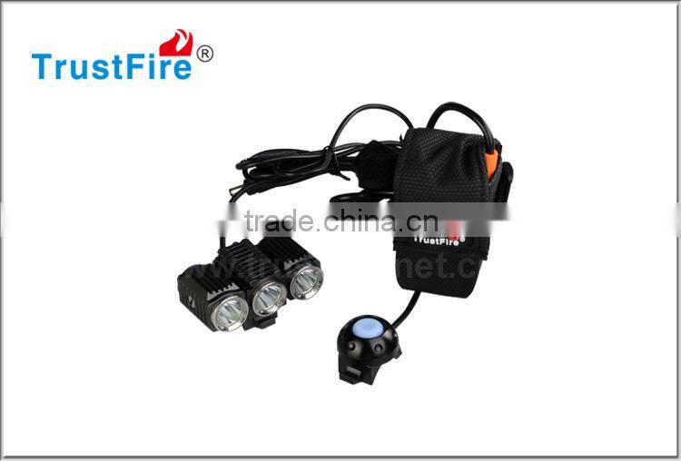 High Quality Bicycle Light TrustFire D012 bicycle light,3*leds rechargeable led torch