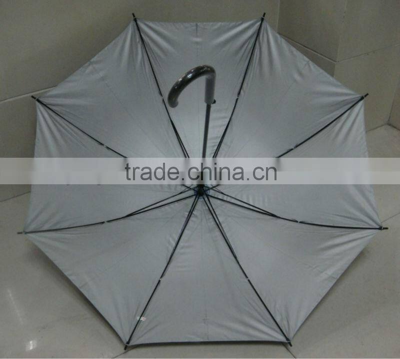 Black Automatic straight Anti-drip umbrella
