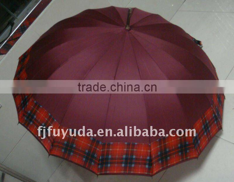 16k good selling strong golf umbrella