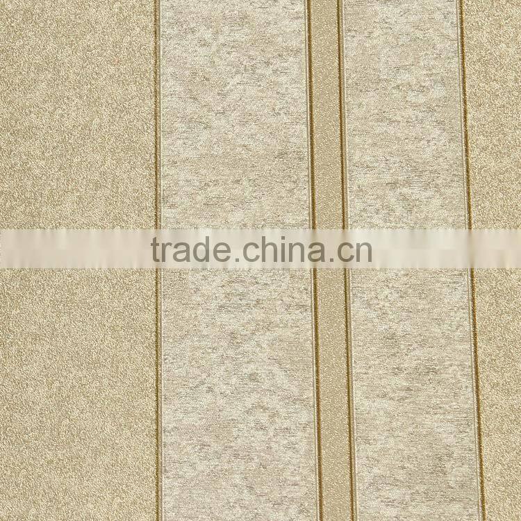 Black and gold wallpaper wide striped wall paper wallpaper in Italian