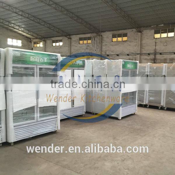 688L soft drink commercial used vertical double door display coolers