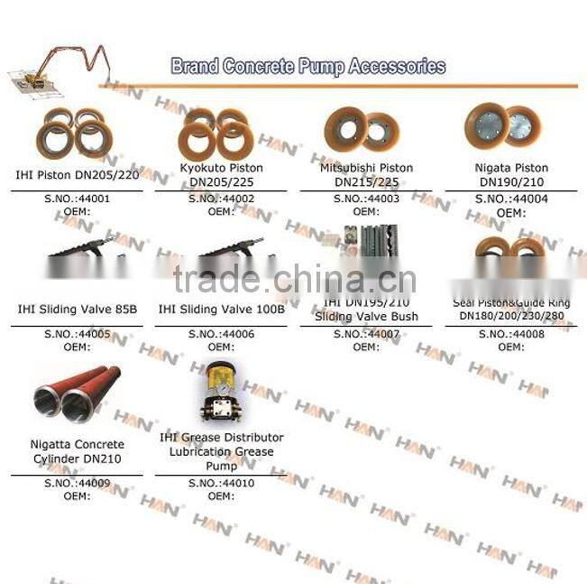 Mitsubishi piston DN215/225 for putzmeister concrete pump spare parts sany schwing cifa junjin
