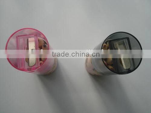 2015 Newest!!!! 12pcs sharpener natural wooden color pencil