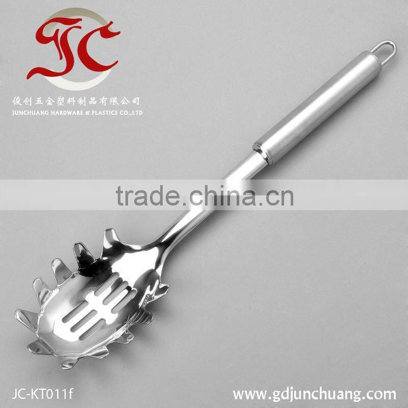 Whole stainless steel heat resistant spaghetti spoon server