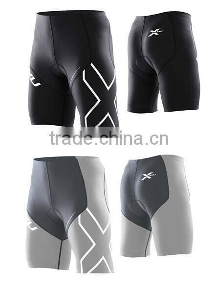 Quality nylon running fitness compression sports shorts for wholesale