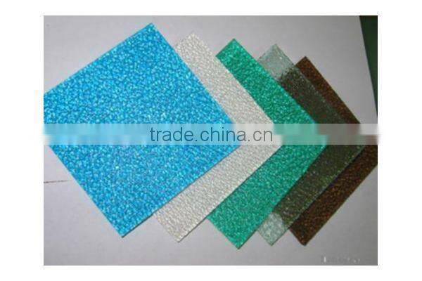 plastic glass sheet polycarbonate embossed sheet,embossed pc sheet,strong pc sheet