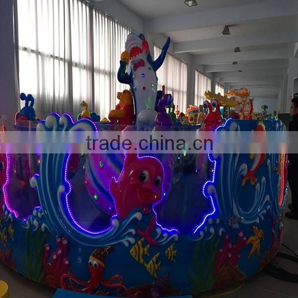 outdoor electronic amusement park ocean singer rides children games