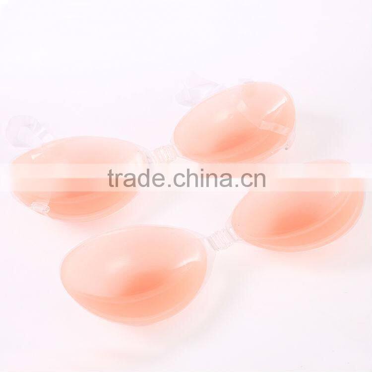 2014 hot wholesale underwear silicone bra with strap (CM014)