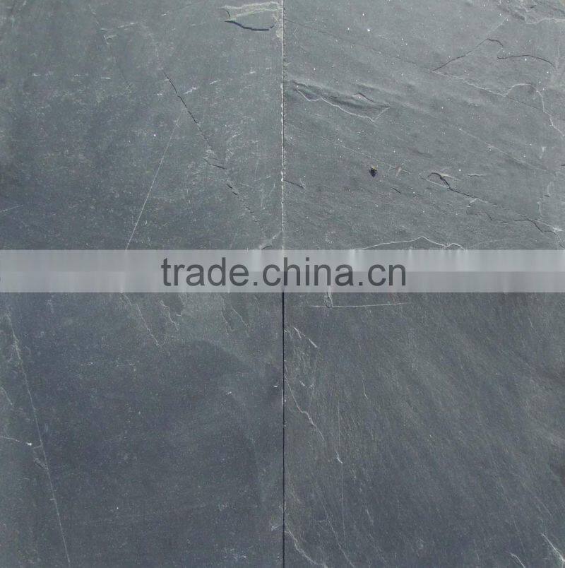 New design natural black slate rustic stone wall cladding